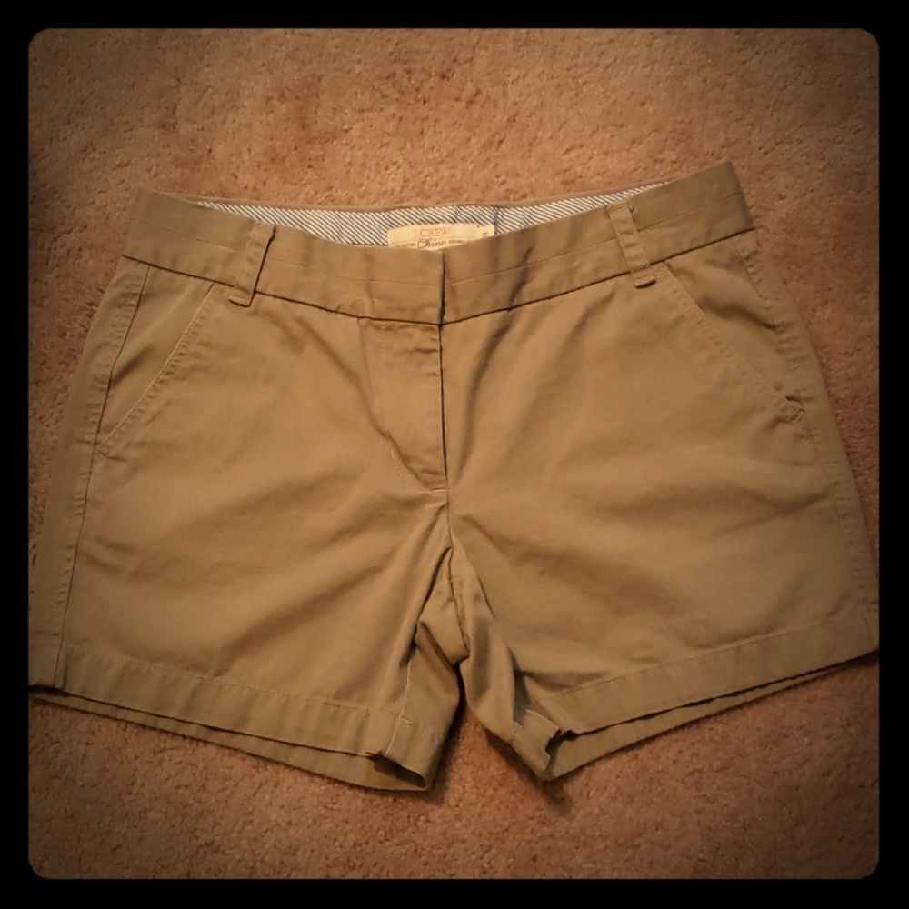J Crew 5" Chino Shorts